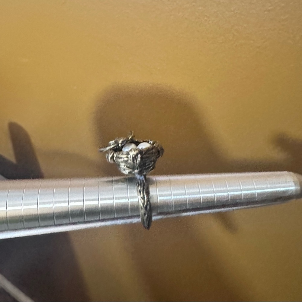 Vintage birds nest ring size 5 - Picture 2 of 7